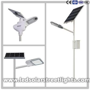 Solar gatelys med batteri